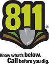 811 know what's below. Call before you dig.